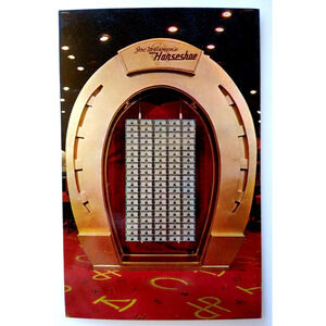 Las Vegas Joe Browns Horseshoe Club Casino Hotel Postcard Nevada One Million